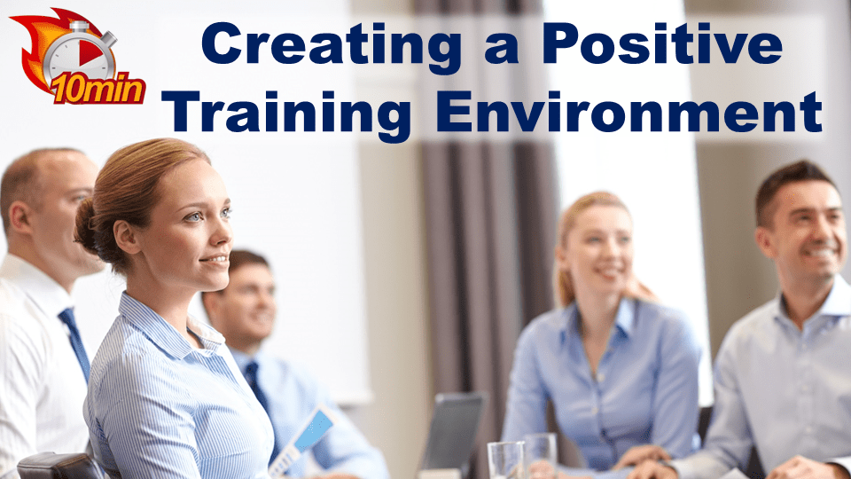 Creating a positive training environment - Pluto LMS Video Library
